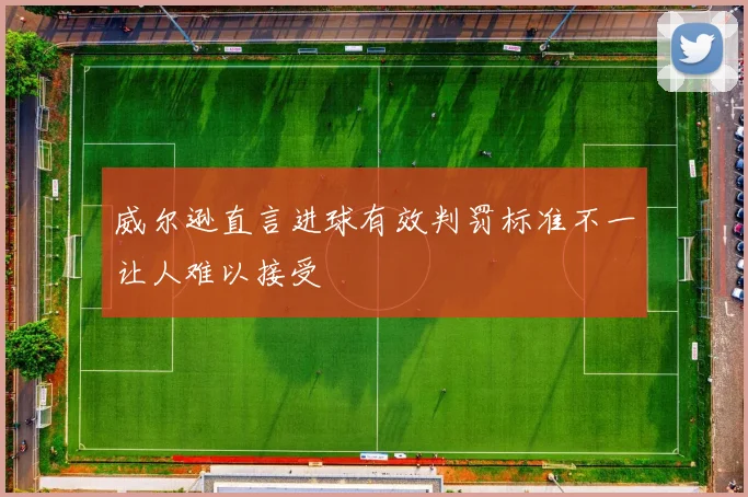 威尔逊直言进球有效判罚标准不一让人难以接受